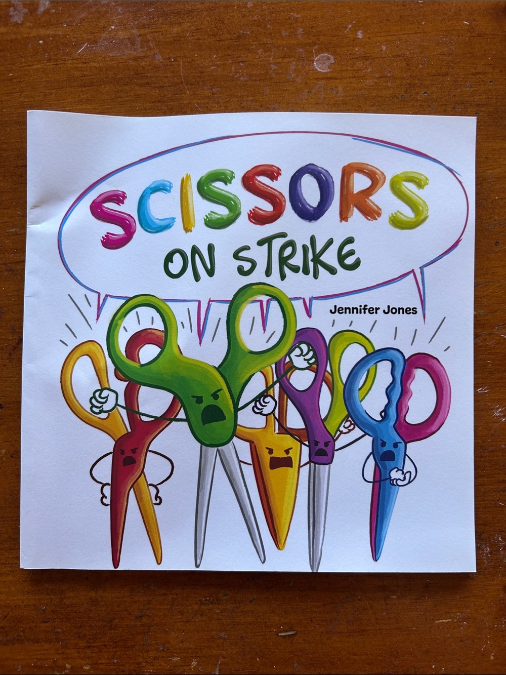 “Scissors on Strike” Illustrated Kids Book